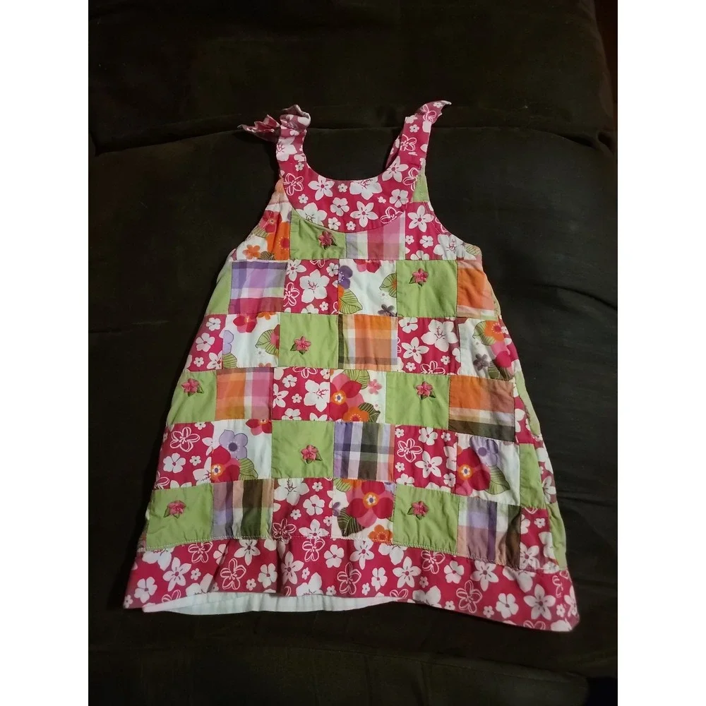 Gymboree surf adventure floral patchwork dress size 12‎ 18 months